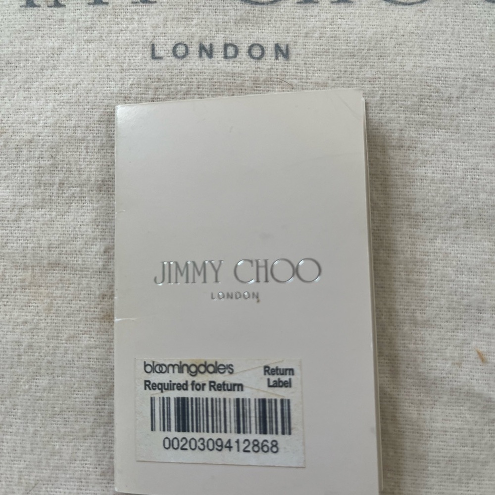 🩷JIMMY CHOO🩷 Gorgeous Authentic Rare Envelop Clutch/Small Bag in Champagne - Picture 16 of 16